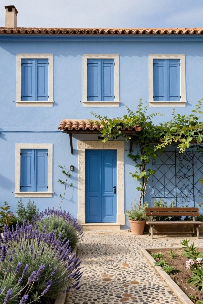 Vine Covered Entry Canopy