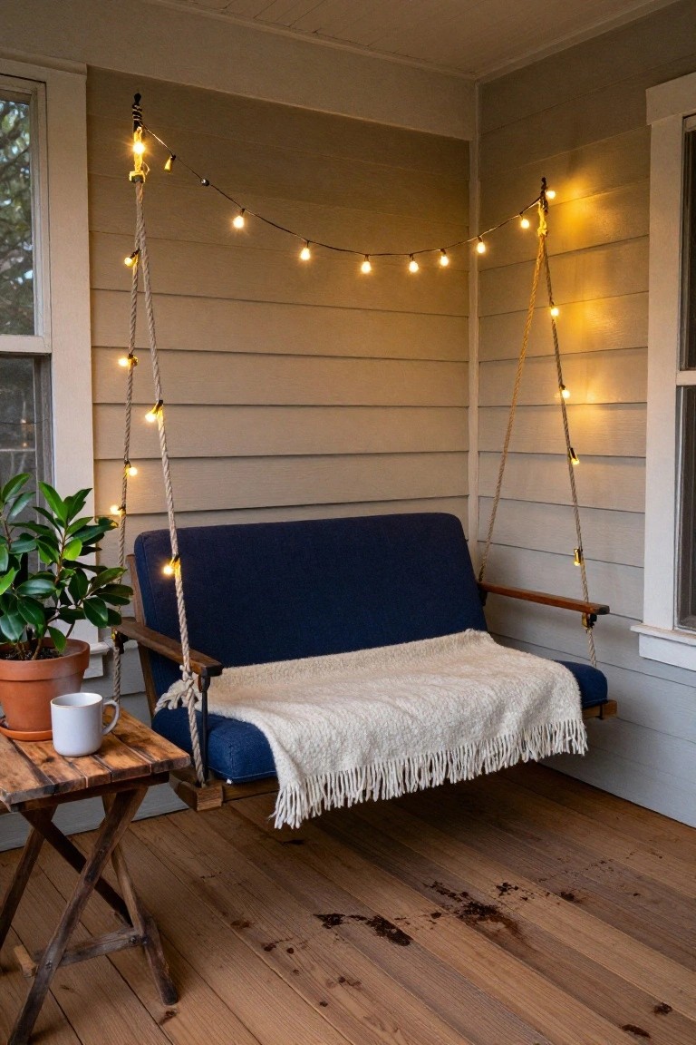 Rope Swing String Lights