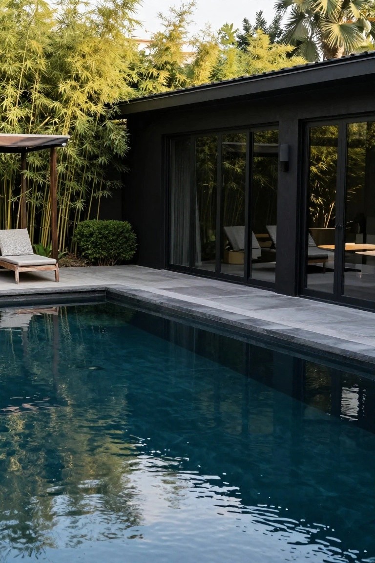 Tall Bamboo Screens for Pool Privacy