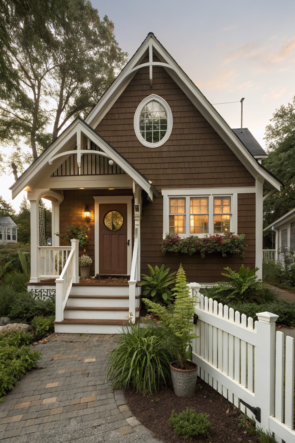 Classic Brown Shingle Cottage Exterior