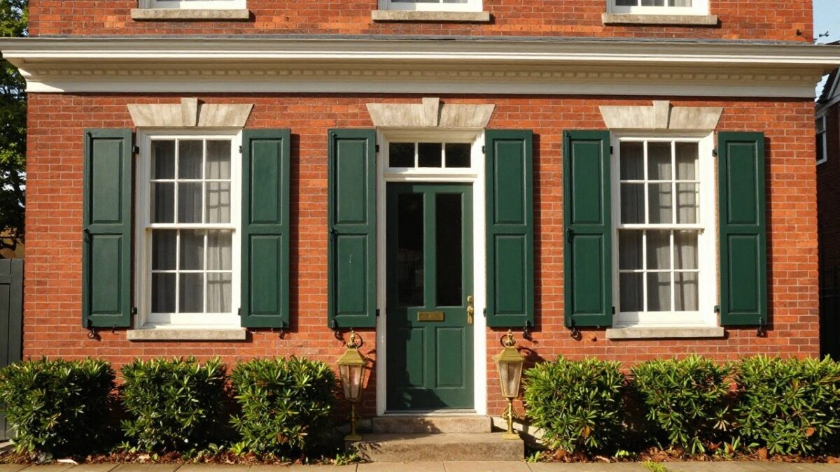 23 Colonial Exterior Window Trim Ideas That Add Traditional Elegance