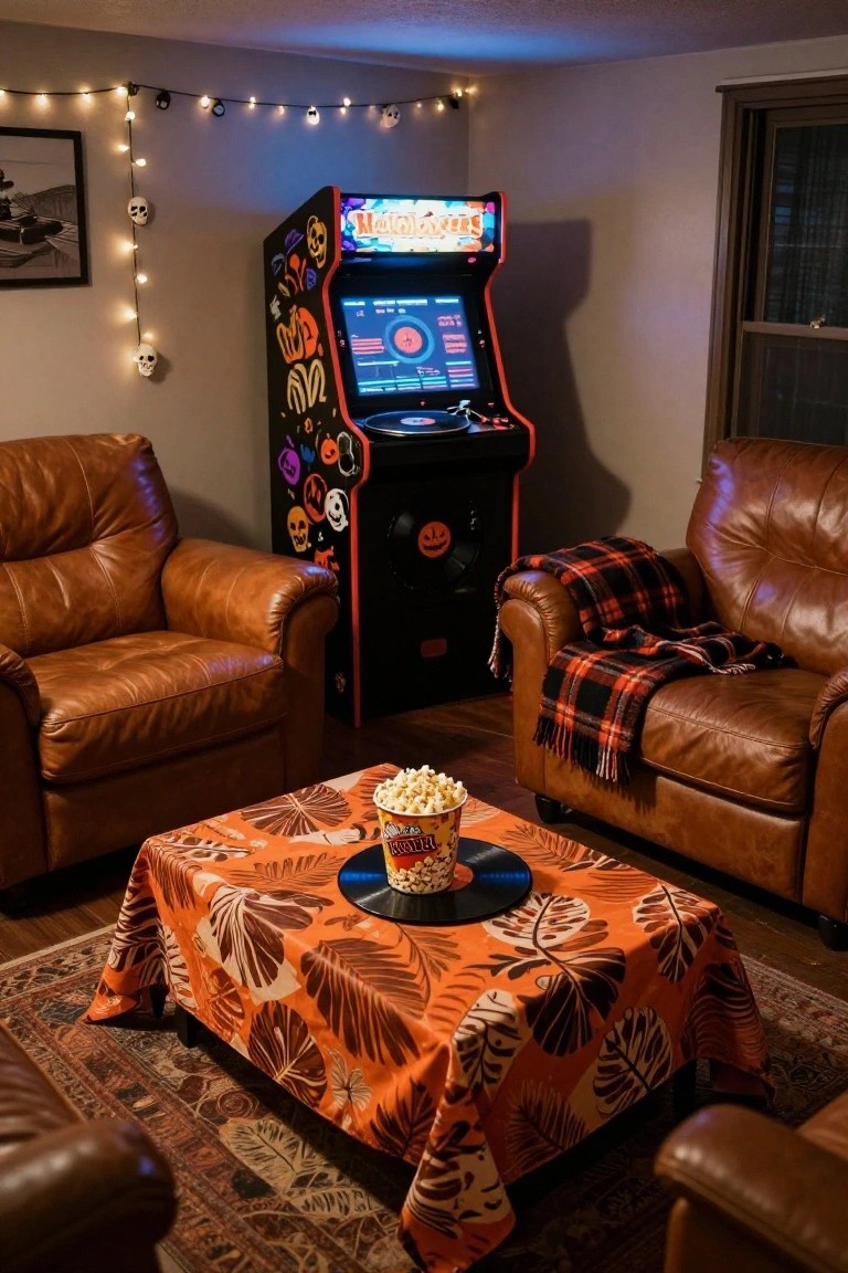 Pumpkin Lamp Nightstand Glow