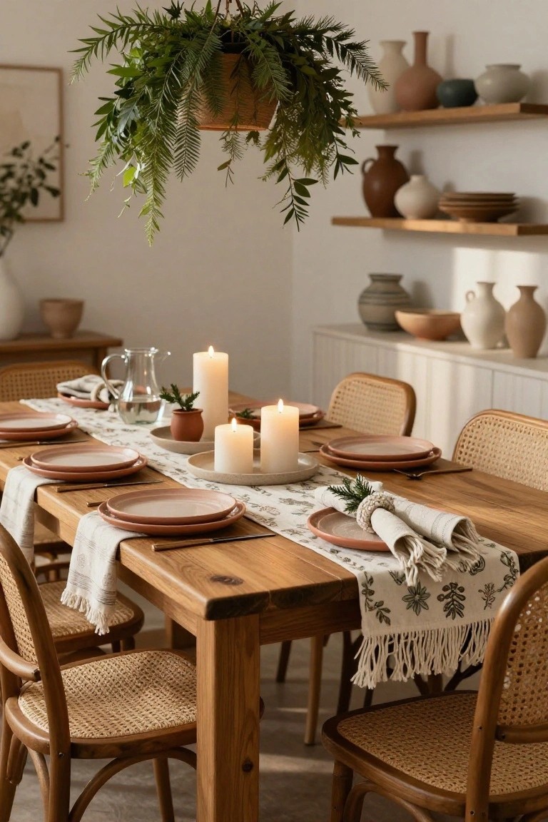Earthy Tableware for Modern Holiday Meals