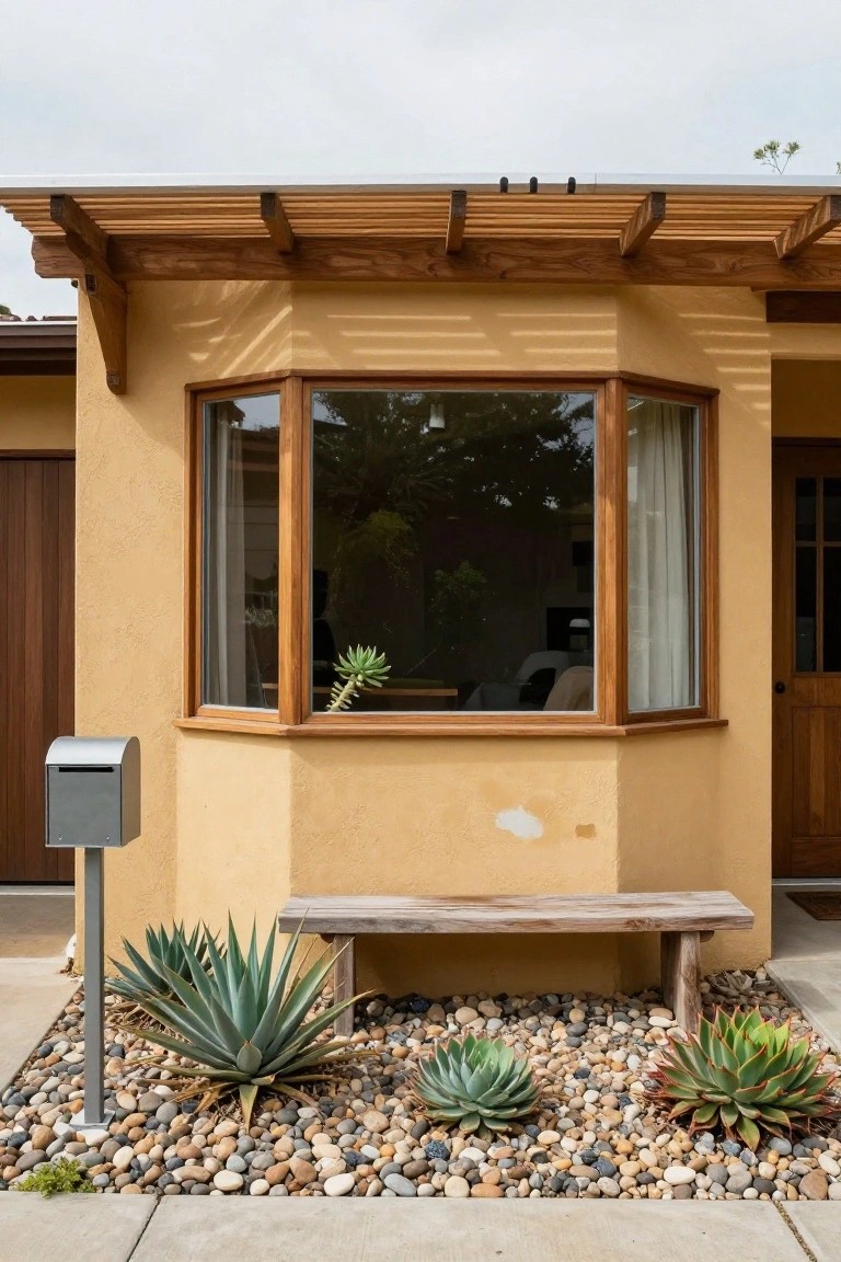 Wooden Bay Windows Bring Bold Definition
