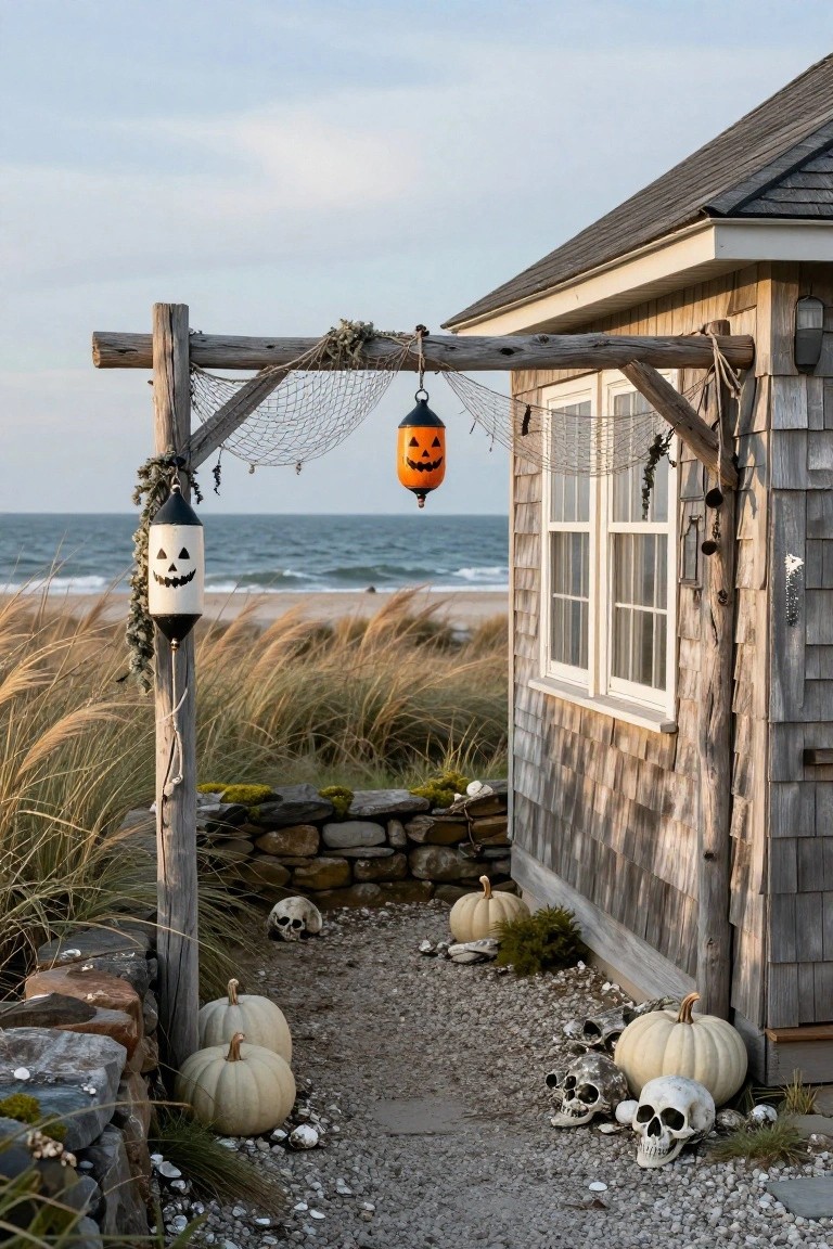 Halloween Pergola Dining Spot